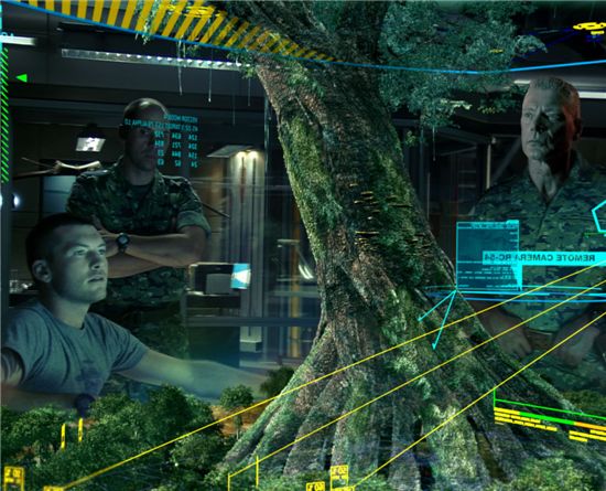 영화 '아바타' 속의 디지털 홀로그래피 기술. 어떤 각도에서 봐도 실사와 같은 상을 공간 속에 완벽하게 재현한다. 