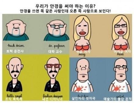 조폭 얼굴에 안경 끼웠더니 "이럴수가"