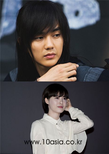 Actor Yoo Seung-ho (top) and actress and director Ku Hye-sun (bottom) [SBS/10Asia]
