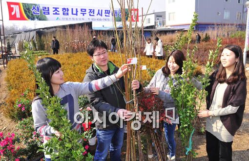 [포토] 다양한 묘목들이 한 자리에