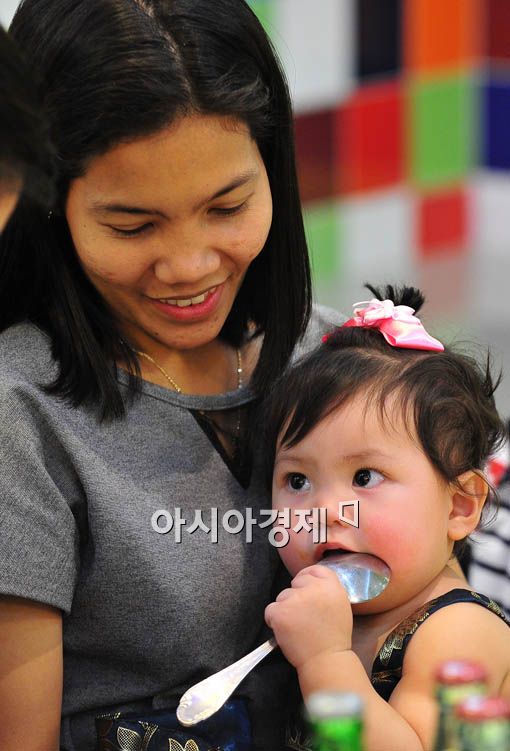 [포토] 모녀의 행복한 미소