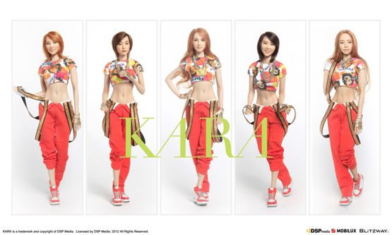 KARA 1st idol group to be turned into figurines 