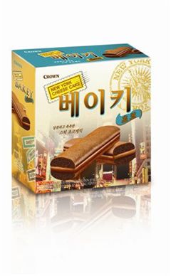크라운제과, 스틱형 초코케익 '베이키 초코' 출시