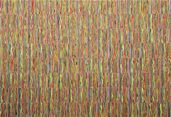 자연-존재(Nature-Existence), 116.7x80.3cm 색 한지, 2011
