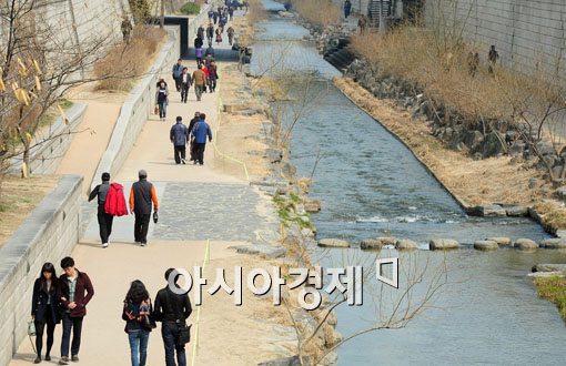 [포토] 봄을 즐기는 사람들