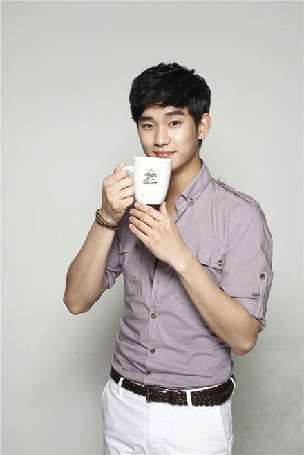 김수현, 엔제리너스 커피 모델로 발탁