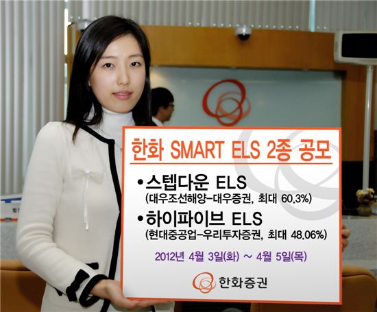 한화증권, 스텝다운 ELS 등 원금비보장형 ELS 2종 판매