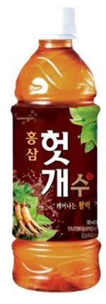 웅진식품, 헛개와 홍삼을 한번에 '홍삼헛개수' 출시