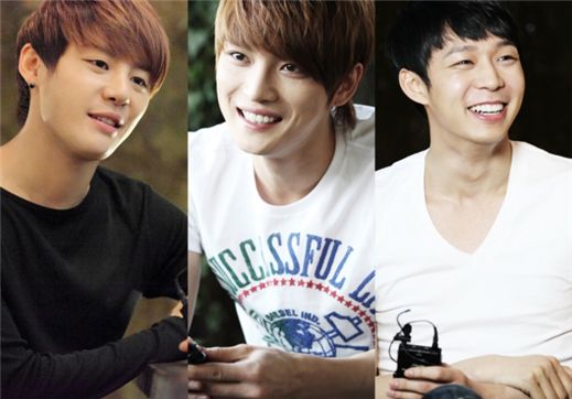 JYJ members Kim Junsu, Kim Jaejoong and Park Yuchun [C-JeS Entertainment]