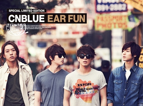 Cover to CNBLUE's special limited edition of "EAR FUN" [FNC Entertainment]