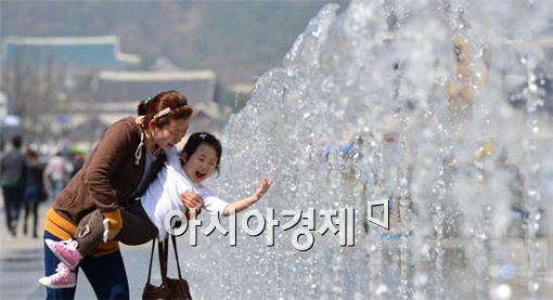 [포토] 엄마 조금만 더!