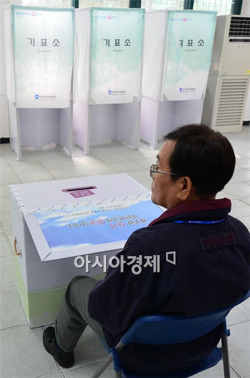 [포토] 썰렁한 투표소