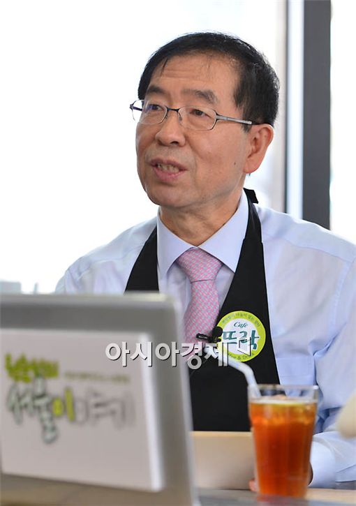 [포토] 인사말 하는 원순씨