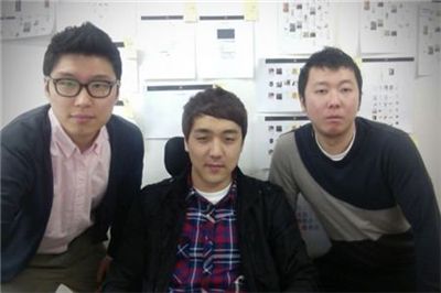 (왼쪽부터) 박지환 위시앤위시 대표, 홍용기 CDO, 박진성 CTO