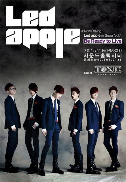 Poster to LEDApple's concert in Seoul [Startory Entertainment]