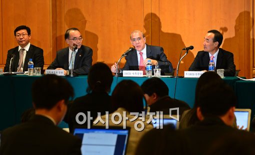 [포토] 한국경제보고서 발표하는 구리아 OECD 사무총장