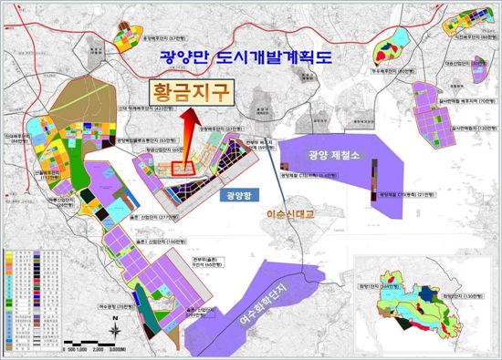 광양항 배후 '황금신도시' 택지 분양
