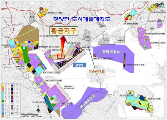 광양항 배후 '황금신도시' 택지 분양 