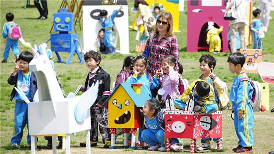 세계동화축제가 열리고 있는 어린이대공원 