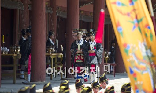 [포토] 세계 무형문화유산 "종묘대제" 재현