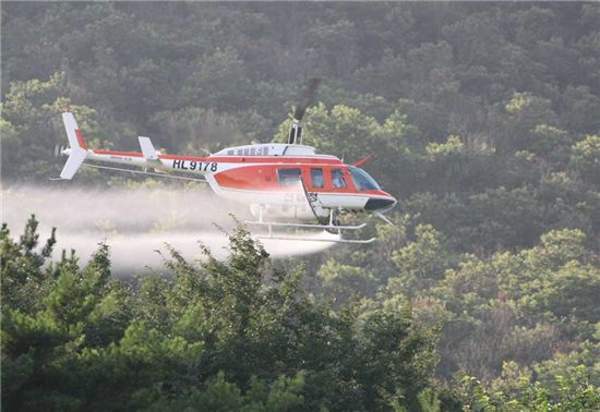 8일부터 소나무재선충병 항공방제