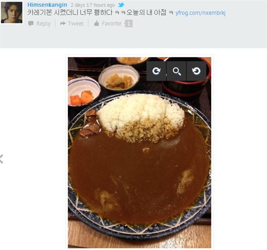 강인 "카레 기본 시켰더니 너무 휑하다"