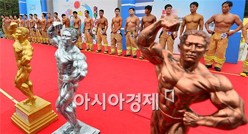 [포토] 우리가 몸짱 소방관