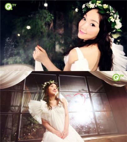 웨딩드레스 입은 낸시랭, 고양이는 어디에…