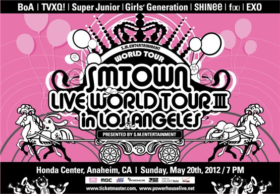 Poster of SM Entertainment's third Live World Tour in Los Angeles [SM Entertainment]