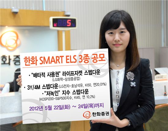 한화증권, '배타적 사용권' ELS 등 총 3종 판매