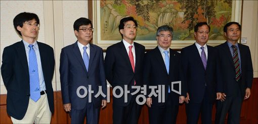 [포토] 경제동향간담회 갖는 김중수 한은 총재