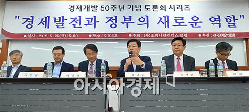 [포토] 경제개발 50주년 기념 토론회 열려