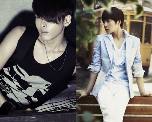 Super Junior's Ryeowook (left) and INFINITE's Sung-kyu (right) [SM Entertainment/Woollim Entertainment]