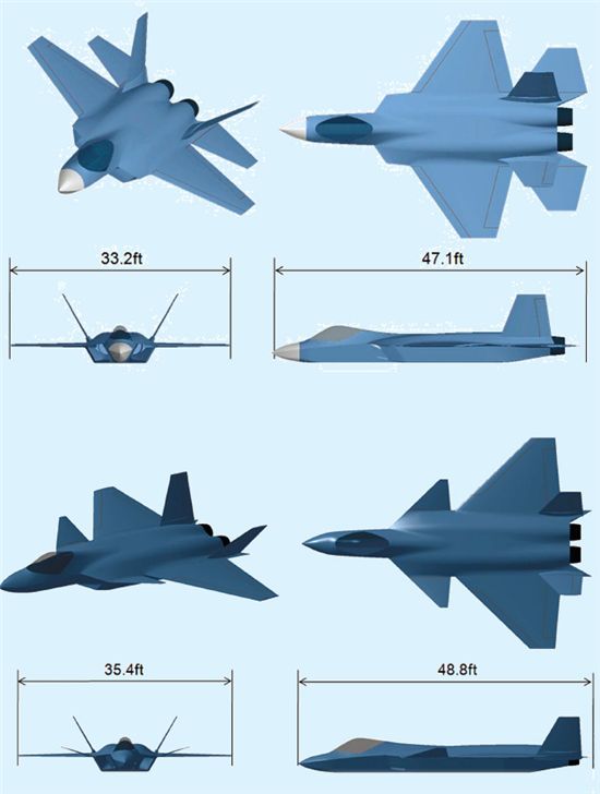 공개된 한국형 전투기 모델