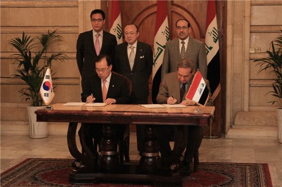 김승연 한화 회장, 추가 수주 협의차 이라크 재방문