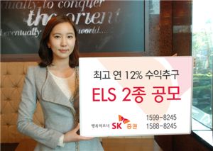 SK증권, 최고 연 12% 수익추구 ELS 2종 공모