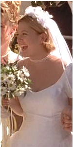 드류 베리모어가 출연한 영화 '웨딩싱어'의 한장면(1998, 뉴라인시네마)