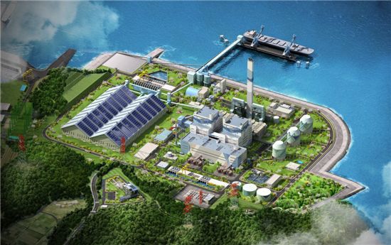 동부발전, 국내 최초 민간 석탄화력발전소