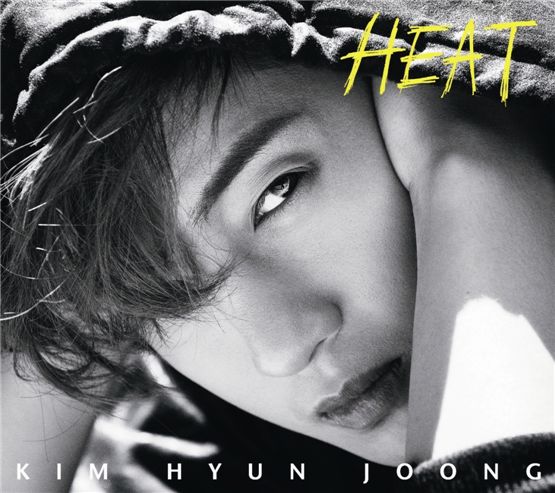Kim Hyun-joong on the cover of his 2nd Japanese single "HEAT" [KEYEAST]