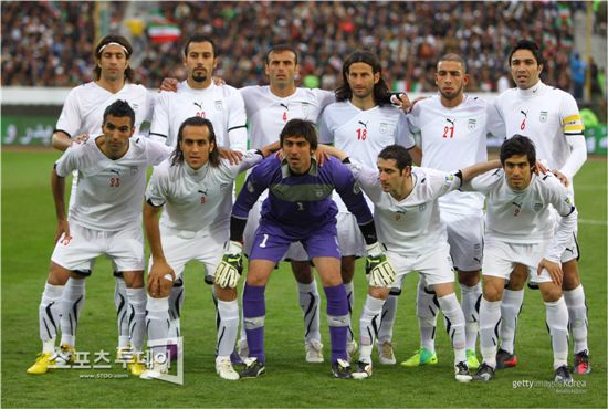 이란 축구대표팀[사진=Getty images/멀티비츠] 