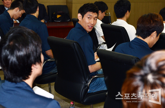 [포토] 양동근 '얘들아 런던 꼭 가는거다!'