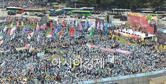 [포토] 택시기사들로 가득 찬 서울광장