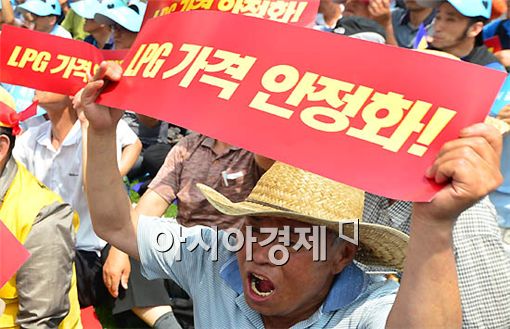 [포토] 성난 택시기사