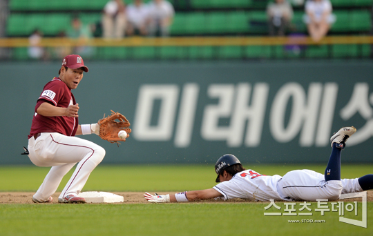 [포토] 강정호 '엄마야!'