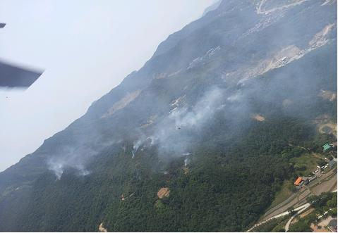 충남 서산 해미면 산불 진화 ‘끝’