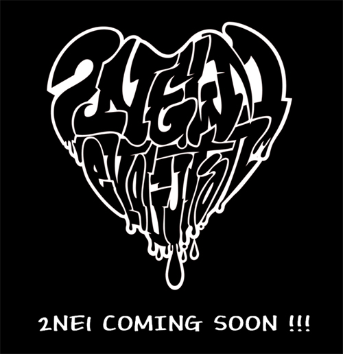 New logo teaser of 2NE1's concert, "NEW EVOLUTION," opening in Seoul on July 28 and 29 [YG Entertainment]