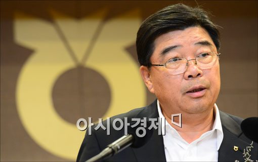 [포토] 취임사하는 신동규 농협금융지주 회장