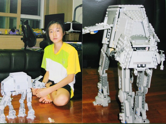 대구 경동 초등학교 남하경 양과 남 양이 만든 과학상자 로봇들.