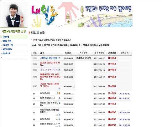 KTX울산역 ‘내일로 티켓’ 온라인판매 인기 