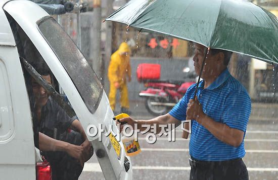 [포토]소나기와 세차